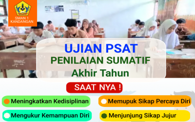 Informasi Pelaksanaan PSAT kelas X dan XI 2024 SMAN 1 Kandangan