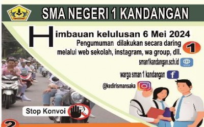 Himbauan Kelulusan SMAN 1 Kandangan 2024